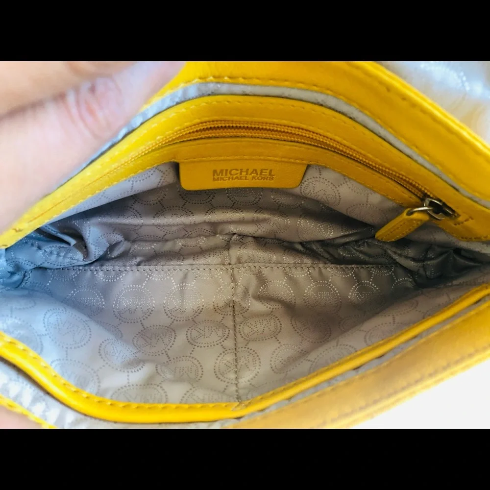 Michael Kors yellow bag